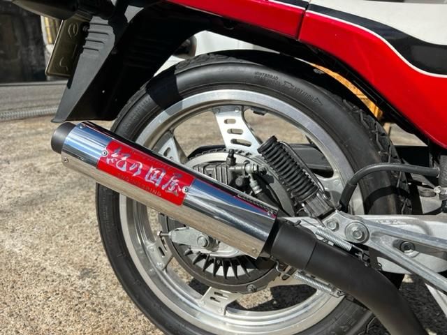 CBX550F 紀の国屋 45π 分割式 4-2-1管 黒 マフラー