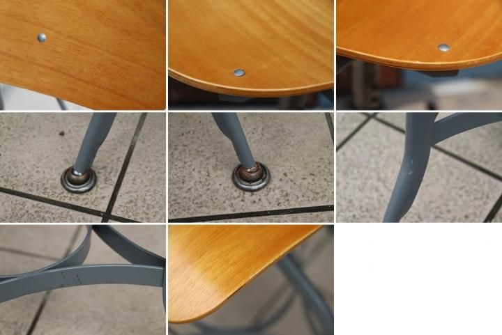 Northern Ohio Industrial コンパスレッグチェア 木製 Northern Ohio