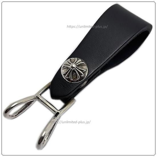 クロムハーツ 入荷アイテム！ベルトループ クロスボタン ブラック