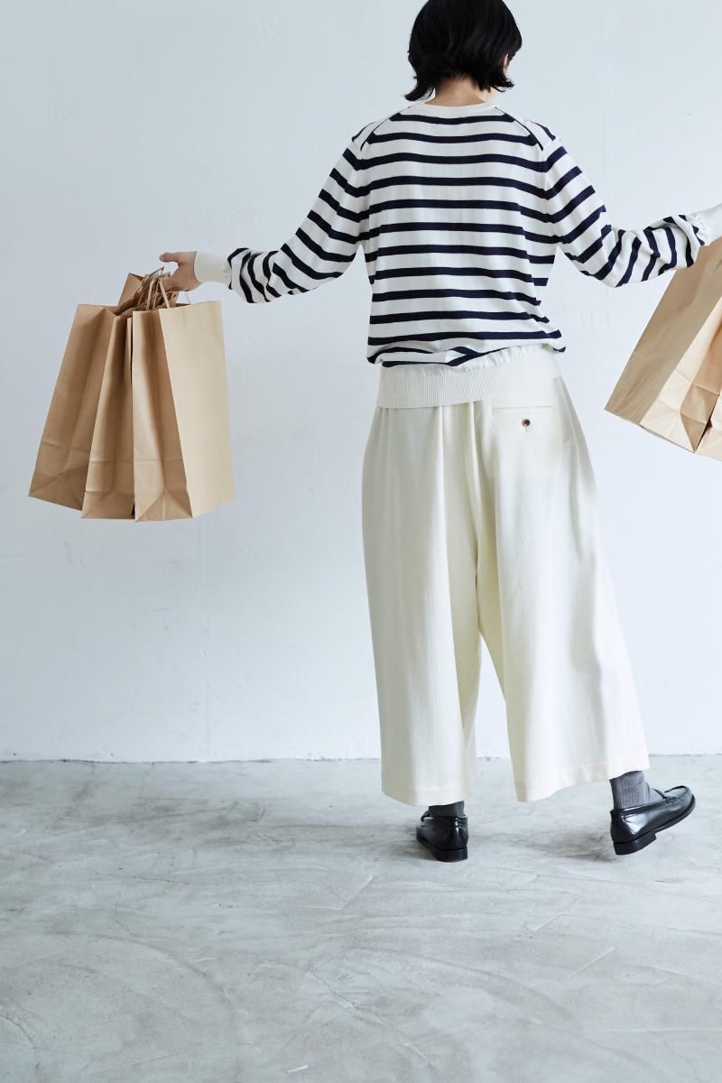wool frano gaucho pants - atelier naruse｜Online store｜the an