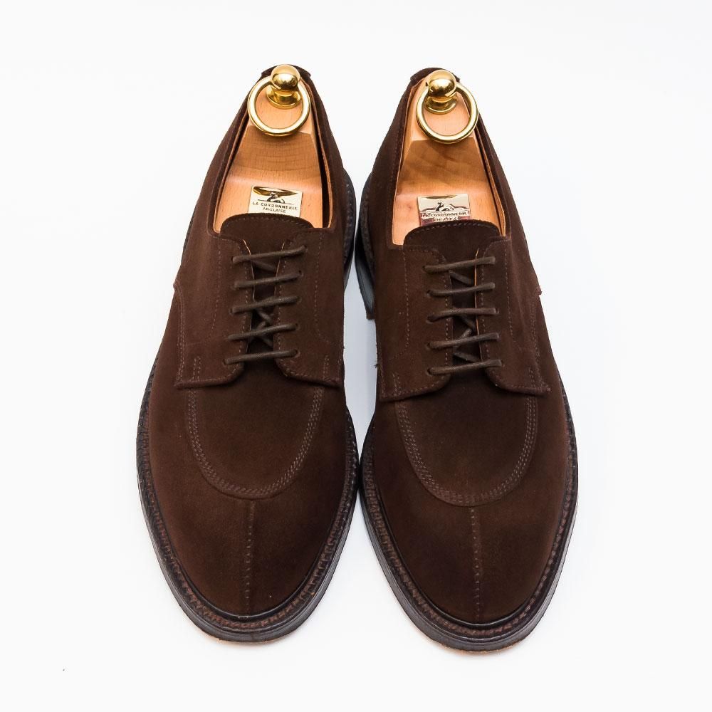 アルフレッド サージェント スプリットトゥダービー Uチップ ブラウン