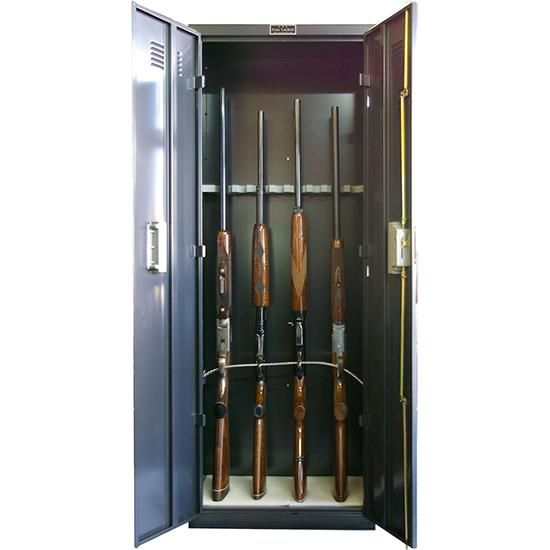 KSK ケーエスケー ガンロッカー G型（スコープ付き8挺収納可） 銃刀法