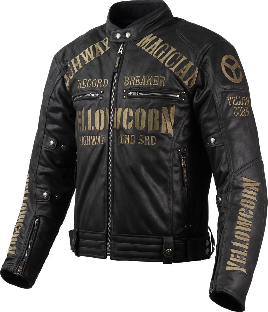 YB4305 WINTER JACKET 【BLACK/GOLD】 - YELLOW CORN Official web shop