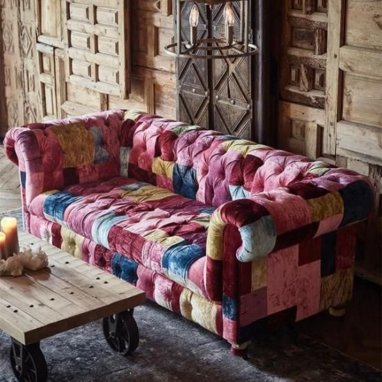 HALO】BENSINGTON 2.5P SOFA /VELVET PATCHWORK BOHEM - SHOP ASPLUND