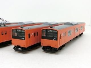 98843 201系(JR西日本30N更新車・オレンジ）セット（8両） - Nゲージ
