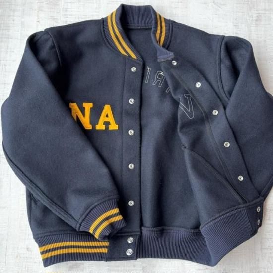 ヴァ―シティジャケット 1950'S NAVY VARSITY JACKET〈2240〉 - OT＆E
