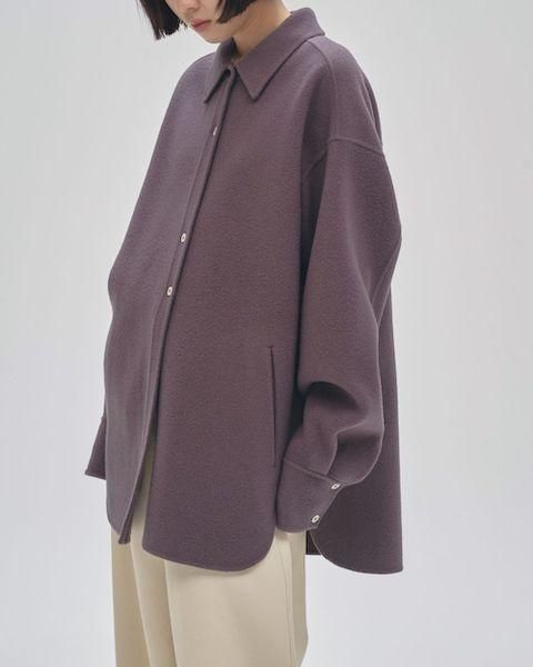 新品 TODAYFUL Wool Shirts Jacket ベビーピンク 36 WOOL SHIRTS