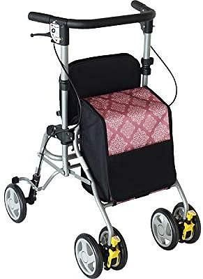 島製作所 シンフォニーSPスリム | 四輪歩行車 両輪ブレーキ 座面有