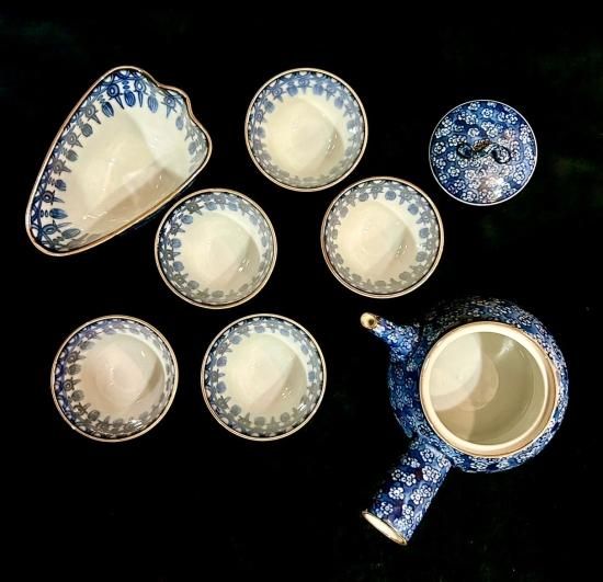 梅図 加藤利昌作 煎茶器揃い 清水焼 京焼」 - 正尚堂