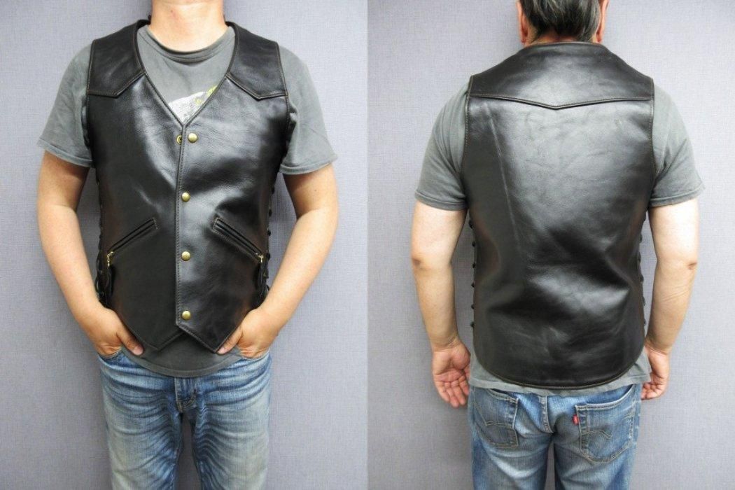 ウエストライド アメリカ製 WR-CHPV レザーベスト 42（LL相当 - 革屋