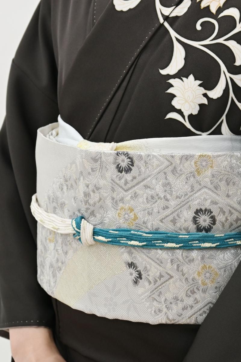 銀座【L-8508】袋帯 淡い薄色 唐花文 - 銀座きもの青木｜長く大切に着