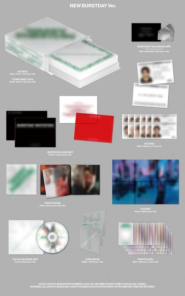 SEVENTEEN - HAPPY BURSTDAY / 5TH ALBUM 3種中選択