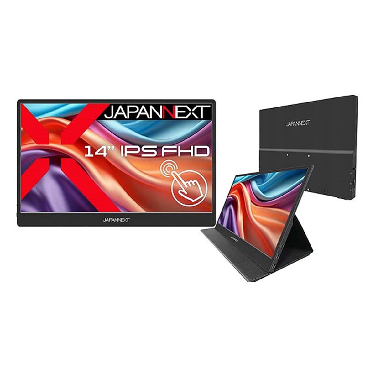 JAPANNEXT、軽量約600gでタッチ操作対応の14型フルHDモバイルモニター