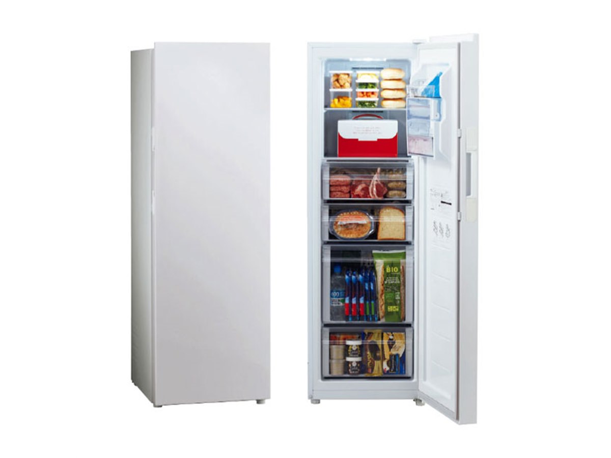 アクア、扉の内側に製氷ユニットを取り付けたファン式冷凍庫「AQF