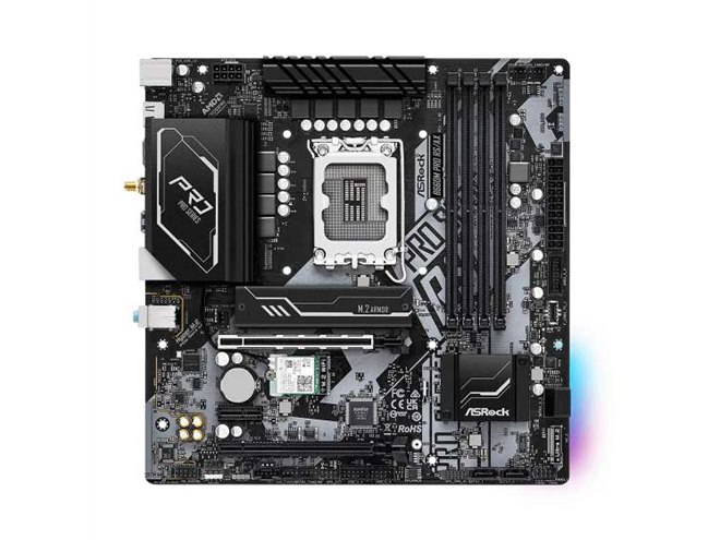 ASRock、Wi-Fi 6Eに対応したMicro ATXマザー「B660M Pro RS/ax