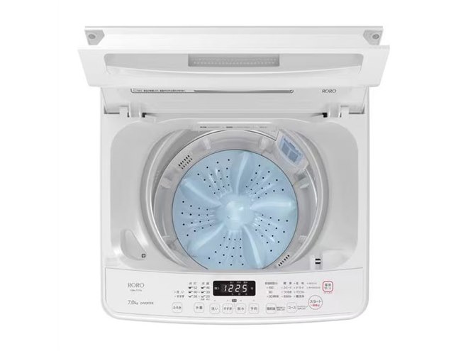 ヤマダデンキ、インバーターを搭載した7kg洗濯機「RORO」を本日8/12