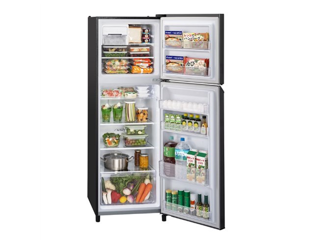 パナソニック、トップフリーザーを採用した幅約56cmのスリムな冷蔵庫