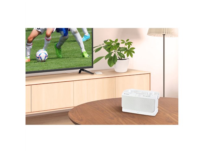 東芝、テレビ音声を手元で聴けるテレビ用ワイヤレススピーカー「TY