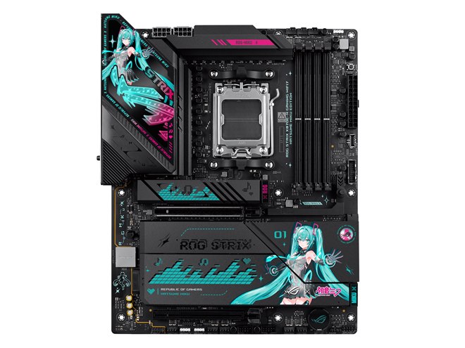 ASUS、初音ミクとコラボしたゲーミングコレクション「ROG × 初音ミク