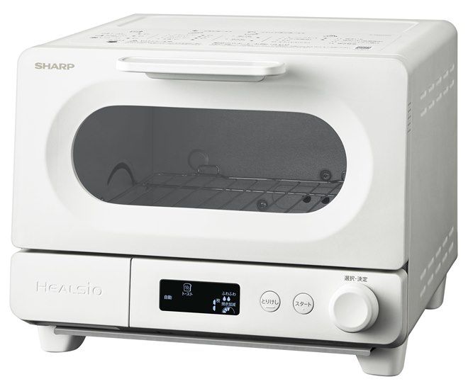 過熱水蒸気でパンをおいしく焼き上げる「ヘルシオ トースター」に新色
