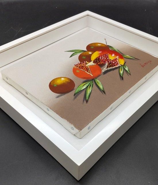 運河の橋 油絵F8(455×380mm)