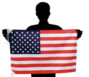 世界の国旗 アメリカ国旗 星条旗 USA[50×75cm ポリエステル100