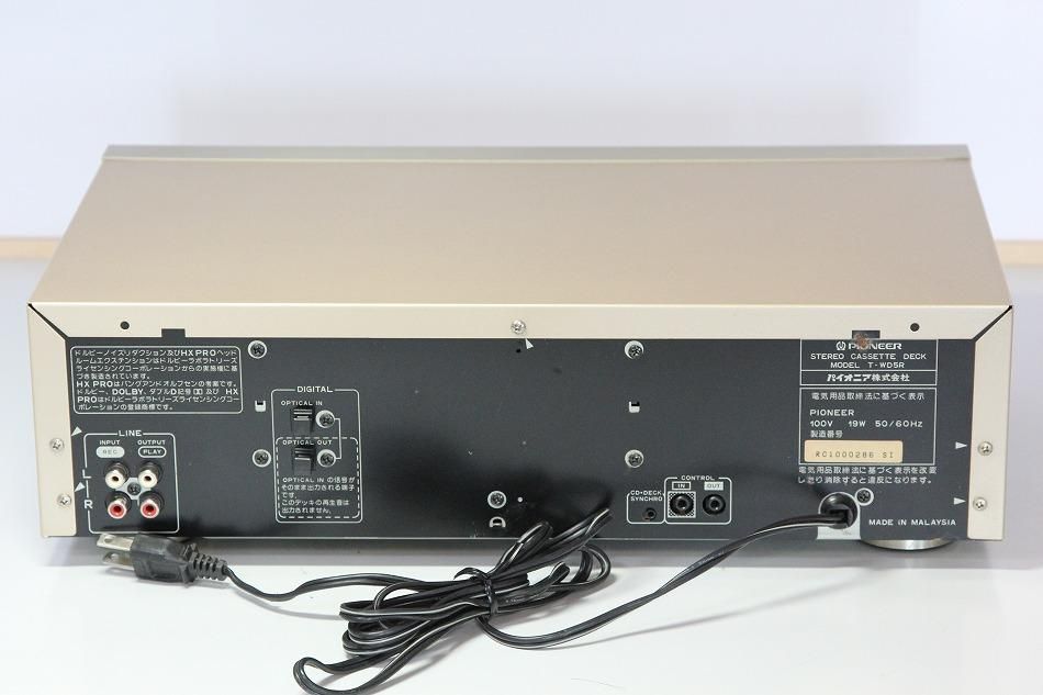 T-WD5R｜Pioneer パイオニア Wカセットデッキ-中古オーディオ