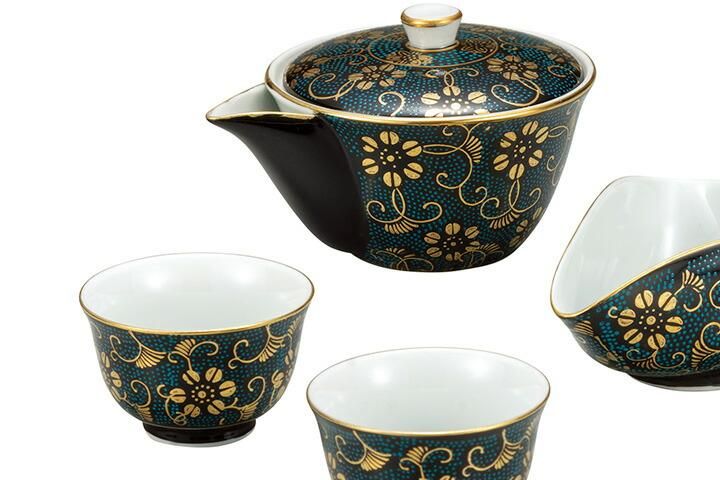 宝瓶揃 青粒鉄仙