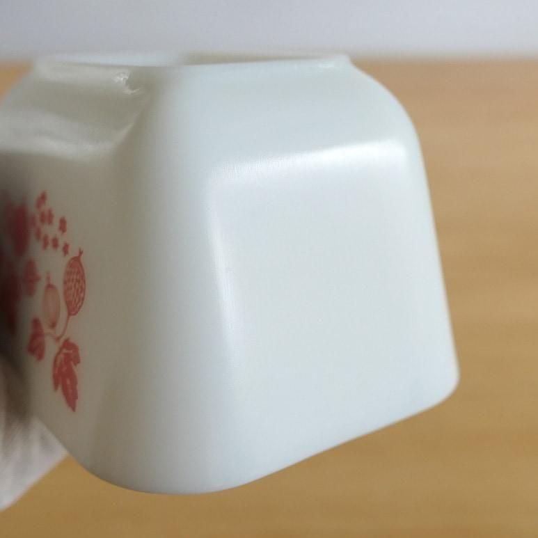 ☆4】オールドパイレックス レフ ピンク グースベリー Sサイズ a