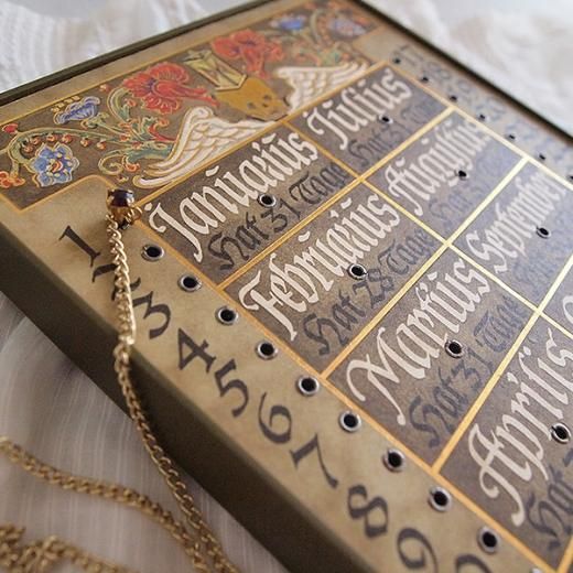 ドイツ アンティーク 万年カレンダー - フランス雑貨・輸入雑貨『Zakka