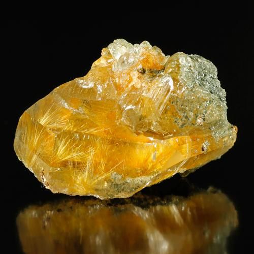 透明度抜群】インド・マニハール産 ルチルクォーツ 原石(型番rc014