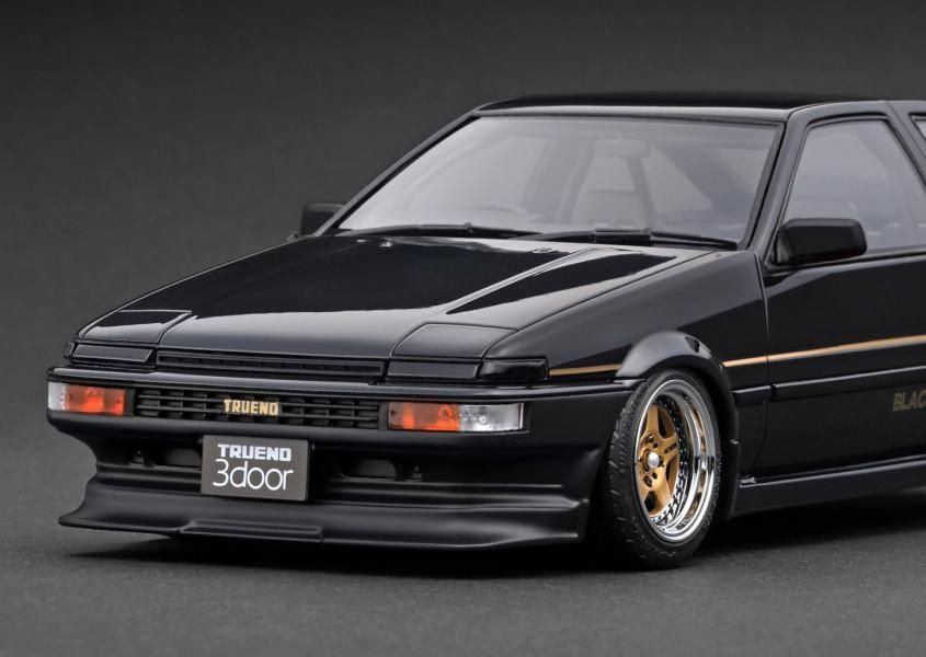 IG3490 1/18 Toyota Sprinter Trueno (AE86) 3Door GT Apex Black