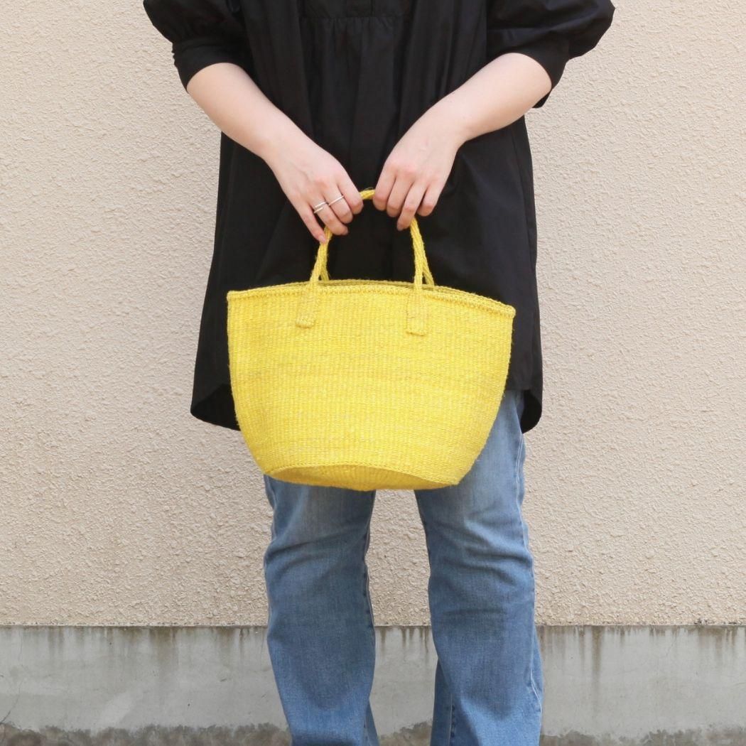 サイザル ラウンド カゴバッグS/ブラック - Eight Hundred Ships & Co.