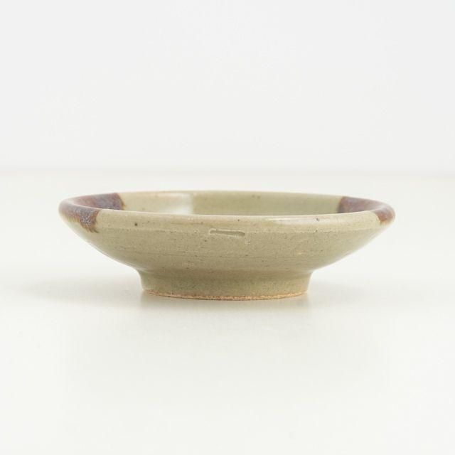 佐久間藤太郎窯 【益子】 三・五寸丸茄子皿｜FRANK暮らしの道具