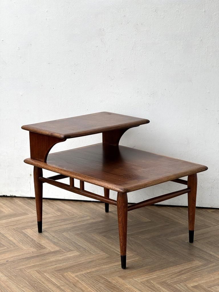 1966's LANE社製 ヴィンテージ ステップエンドテーブル - アンティーク