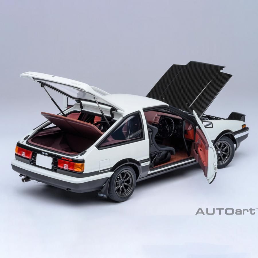 ミニカー AUTOart 1/18スケール トヨタ スプリンター トレノ (AE86