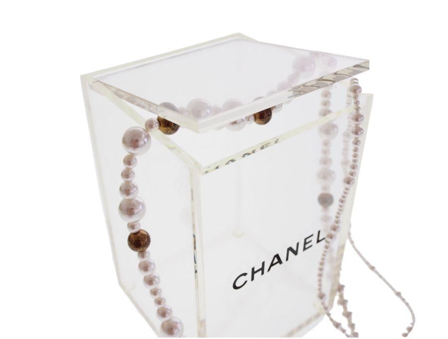 New 新品】シャネル CHANEL ノベルティ アクリルケース コスメボックス