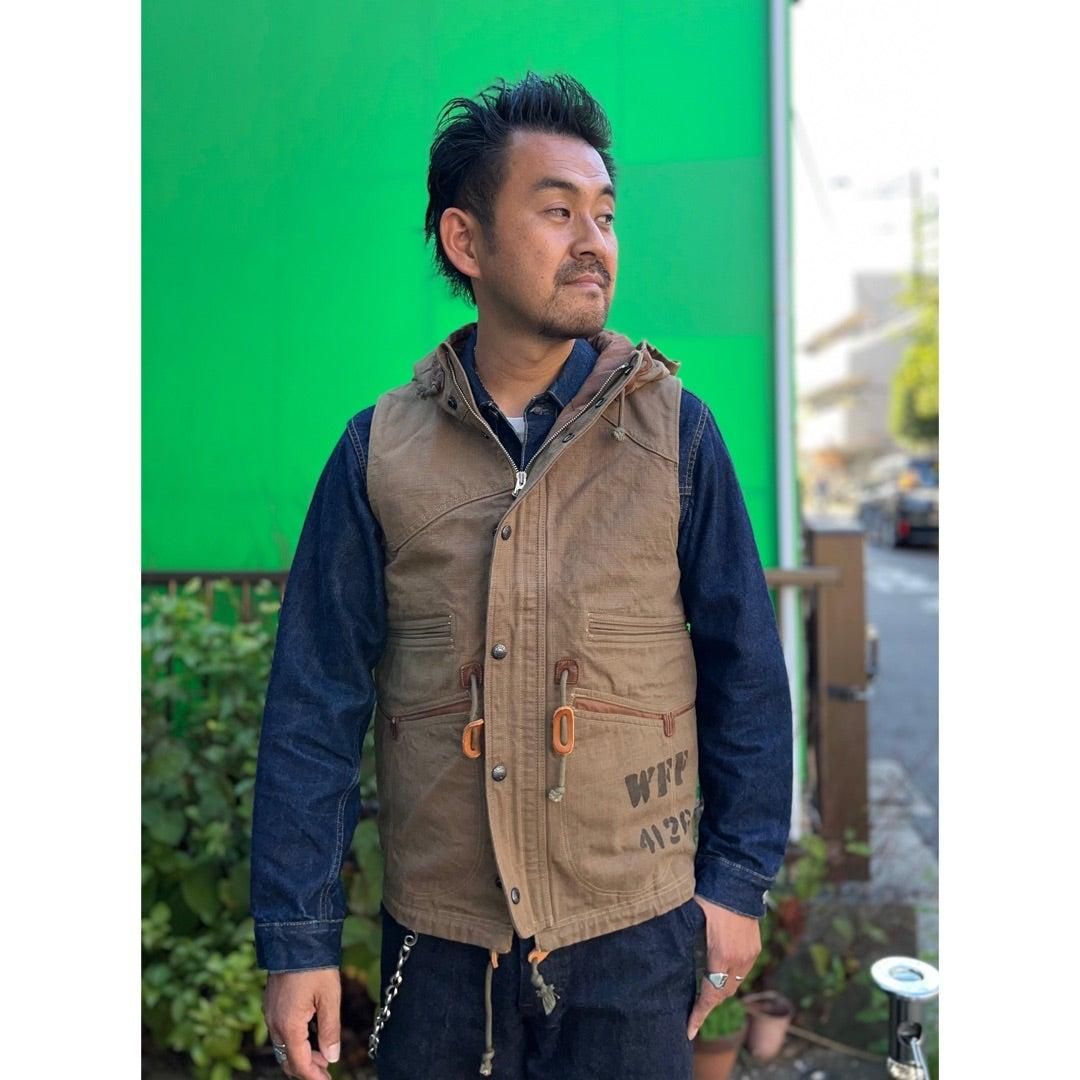 COLIMBO(コリンボ) Sniper's Vest Custom-Yarn Dyed Cotton Canvas