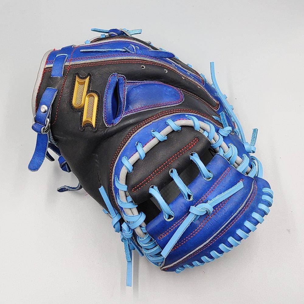 デザインリメイク済み】 SSK 軟式用 キャッチャーミット 型付け済み