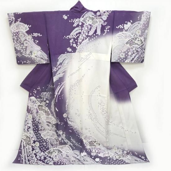 夏 絽 訪問着 新品 辻が花染め 御仕立上り フォーマル 御仕立上り