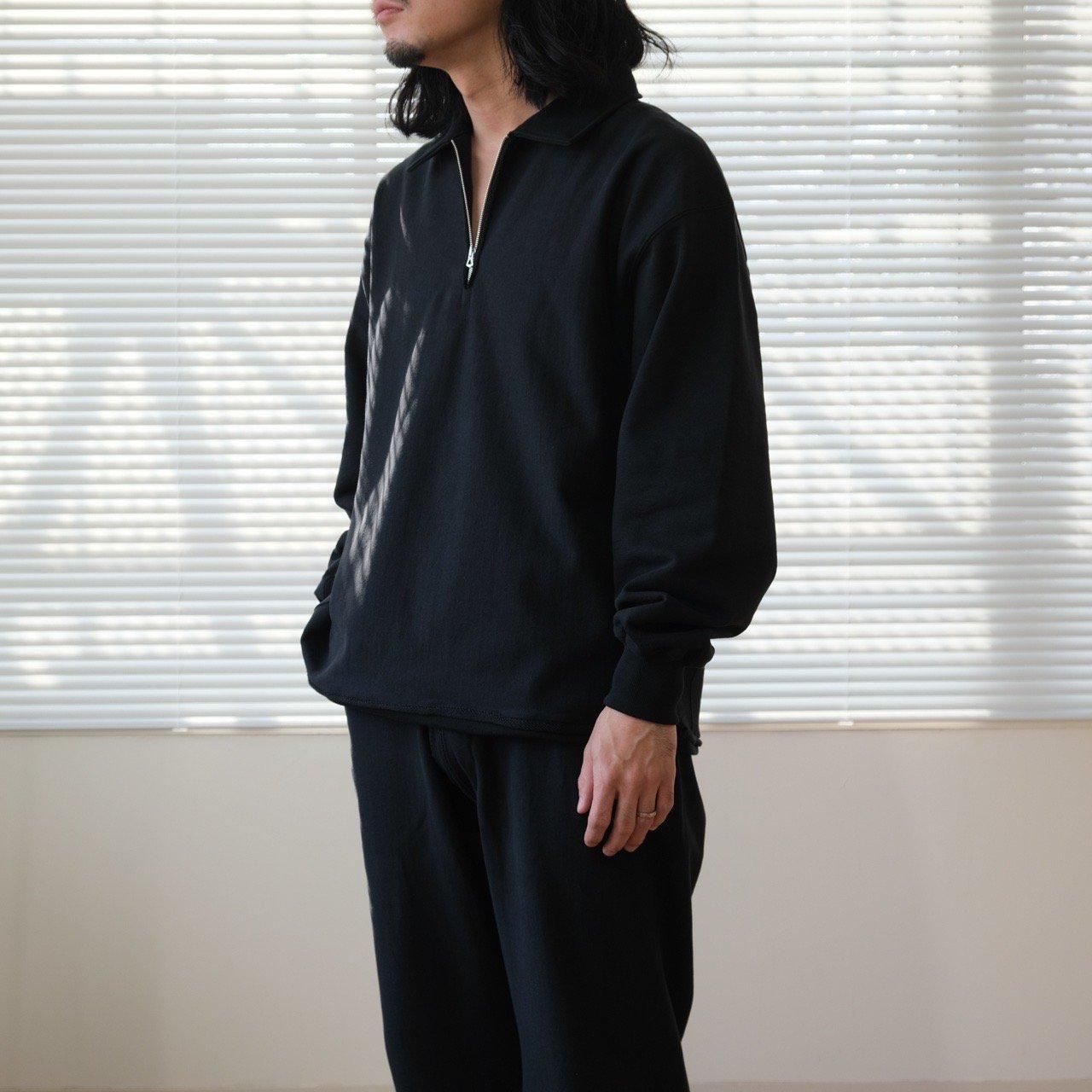 ULTERIOR(ｱﾙﾃﾘｱ) / FADED SILKY TERRY RW HALF ZIP P/O