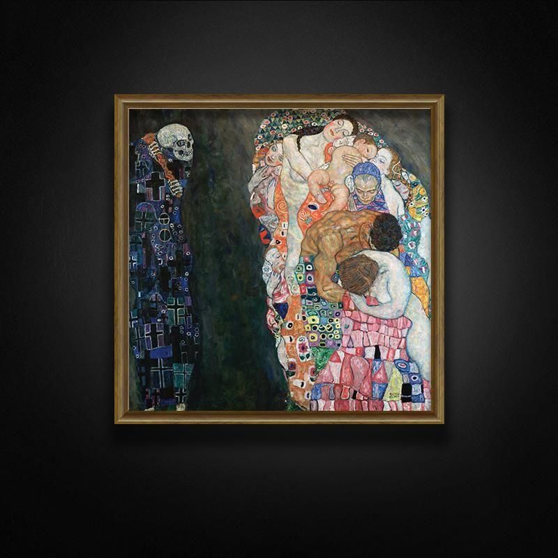 死と生 | クリムトの哲学アート - ROSSO GRAFICO