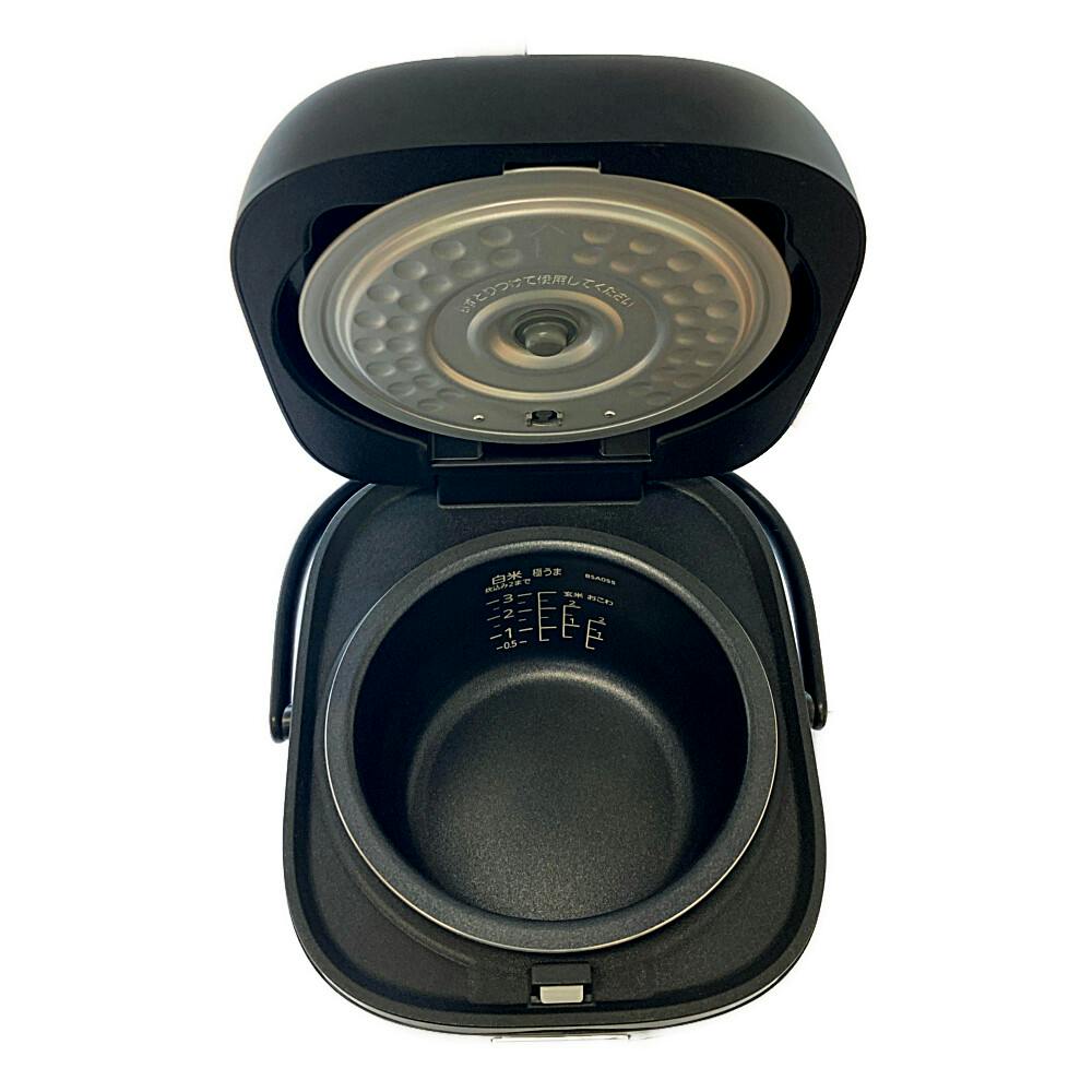 マイコンジャー炊飯器 炊きたて 3合炊き メタルブラック JBS-B055KL