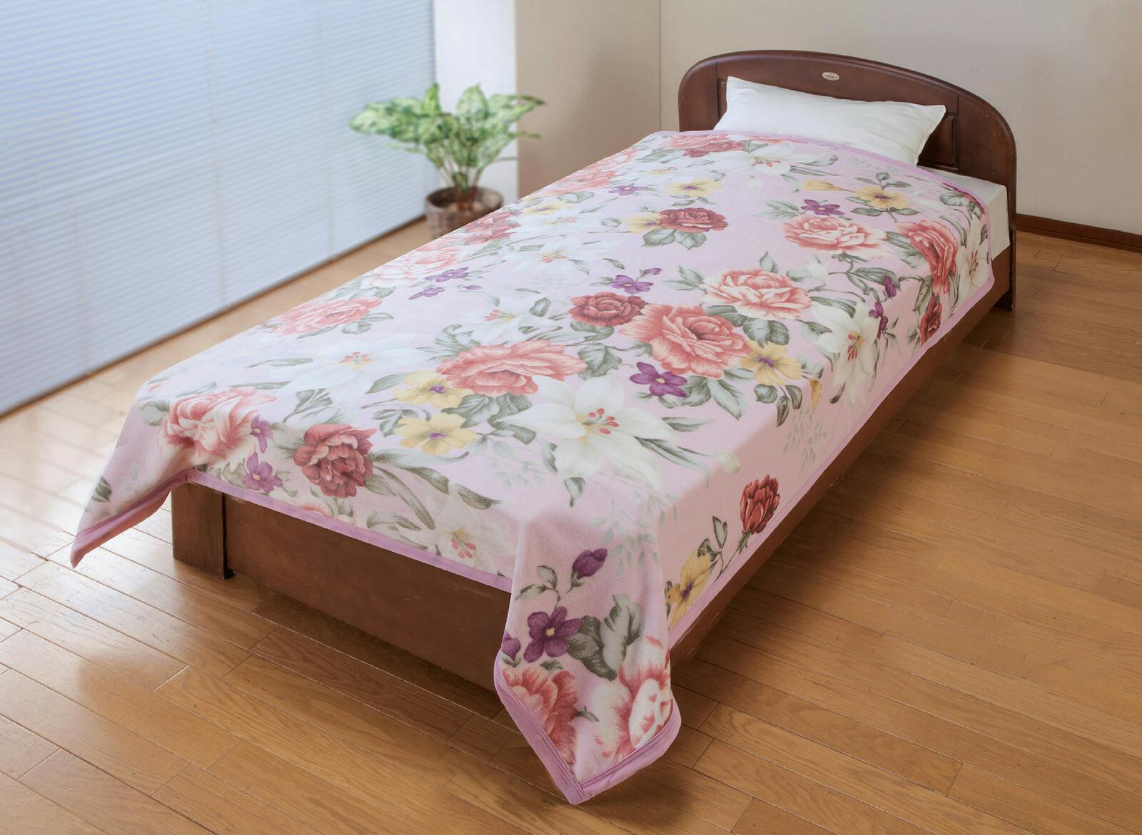 日本製 泉大津産ニューマイヤー綿毛布 【1枚】【ピンク】 【送料込み