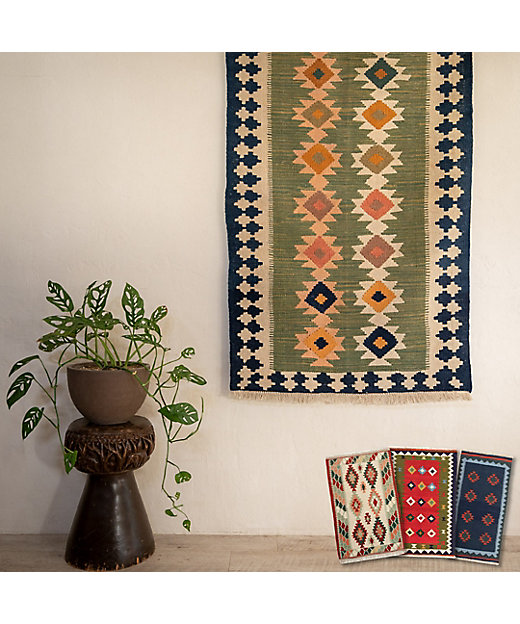 ☆ペルシャ手織りキリム ラグSサイズ 4 | 三越伊勢丹オンライン