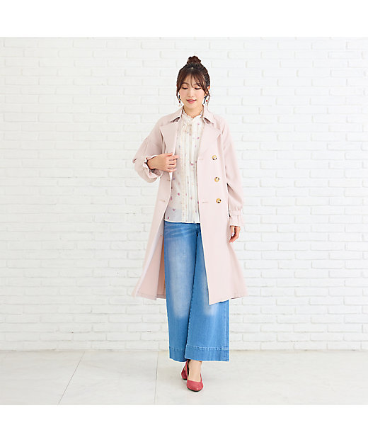 ギャザートレンチコート（51071601） | Rose Tiara (Women