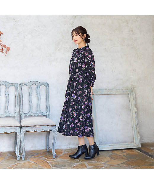 フラワープリントワンピース（51015507） | Rose Tiara (Women