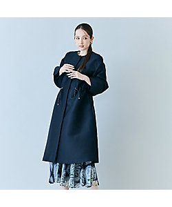 Rose Tiara (Women/大きいサイズ)のノーカラー・スタンドカラーコート