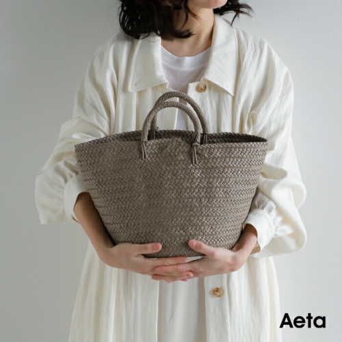 Aeta アエタ カウレザー バスケットM kg02-rb | iroma..aranciato