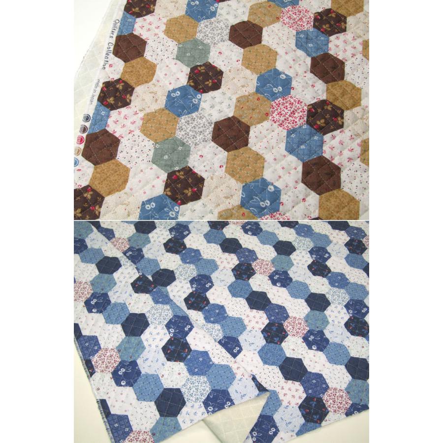 キルティング Quilters Collection ヘキサゴンパッチワーク（単位50cm